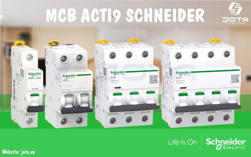 Dòng sản phẩm MCB Acti9 Schneider