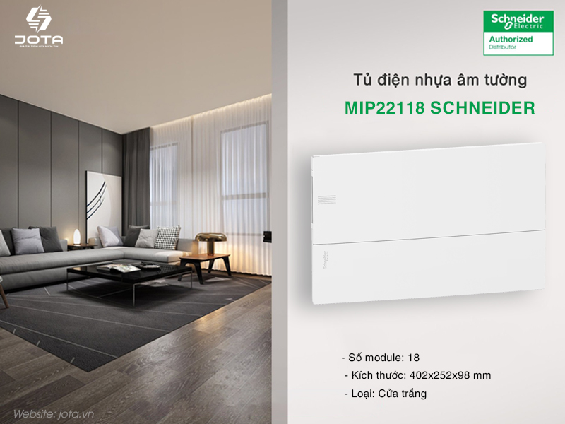 Tủ điện Schneider 18 module MIP22118