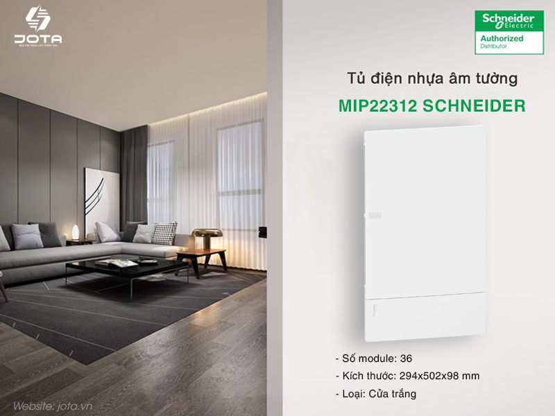 Tủ điện 36 module Schneider MIP22312