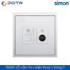 705301 Simon i7 | Ổ cắm tivi + điện thoại 705301 simon i7 o cam tivi dien thoai