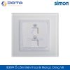80599 Simon V8 | Ổ cắm điện thoại và mạng 80599 simon v8 o cam dien thoai mang