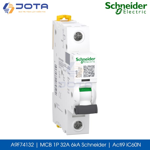 A9F74132 MCB 1P 32A 6kA Schneider acti9 iC60N