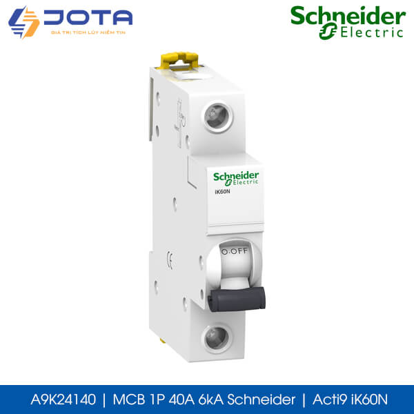 A9K24140 MCB 1P 40A 6kA Schneider acti9 iK60N