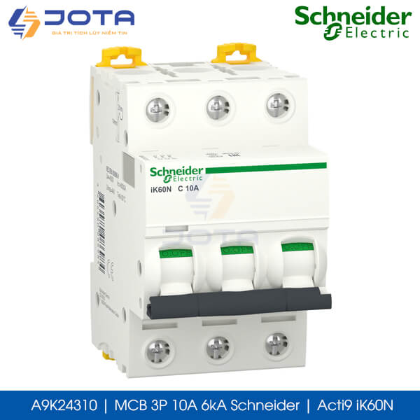 A9K24310 MCB 3P 10A 6kA Schneider acti9 iK60N