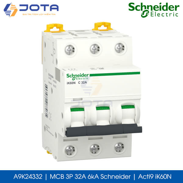 A9K24332 MCB 3P 32A 6kA Schneider acti9 iK60N