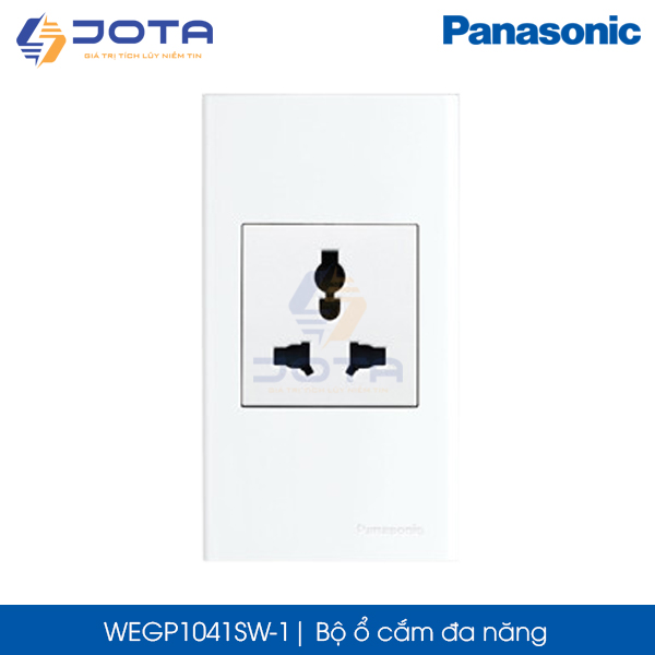 Bộ ổ cắm đa năng Panasonic Wide WEGP1041SW-1