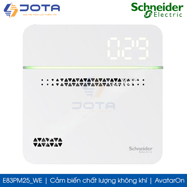 Cảm biến chất lượng không khí E83PM25_WE AvatarOn Schneider