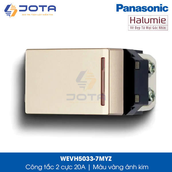 Công tắc 2 cực 20A Panasonic Halumie WEVH5033-7MYZ