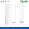 Công tắc đôi 2 cực 20A E8332D20N_WE_G19 AvatarOn Schneider, màu trắng