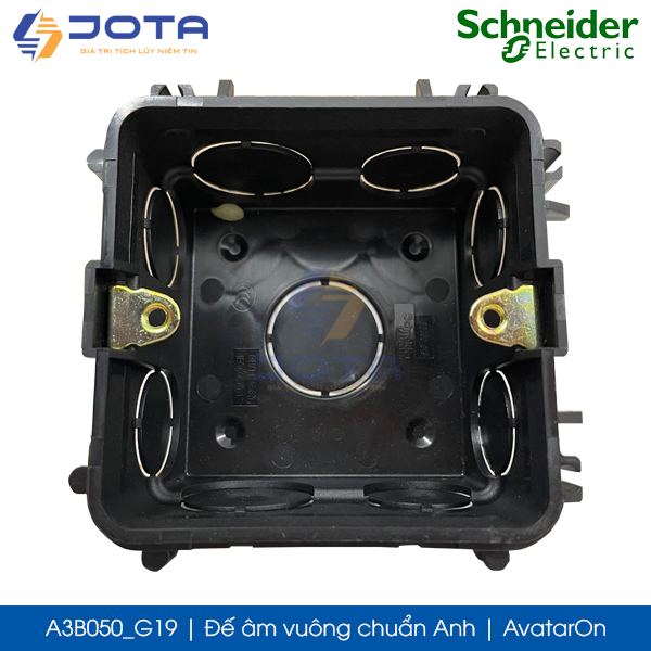 Đế âm vuông Schneider A3B050_G19