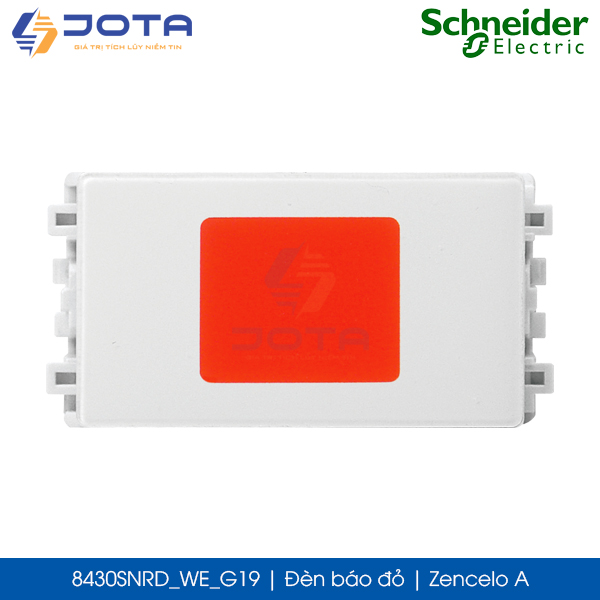 Đèn báo đỏ 8430SNRD_WE_G19 Zencelo A Schneider