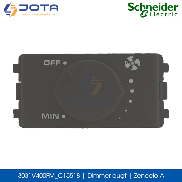 Dimmer quạt 3031V400FM_C15518 Zencelo A Schneider, màu đồng