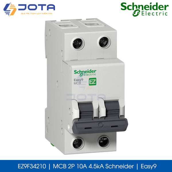 EZ9F34210 MCB 2P 10A 4.5kA Schneider Easy9