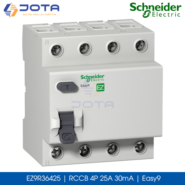 EZ9R36425 RCCB 4P 25A 30mA Schneider Easy9