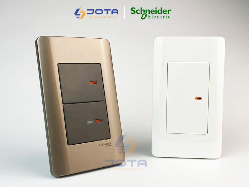 Hình ảnh thực tế bộ công tắc Schneider Zencelo A