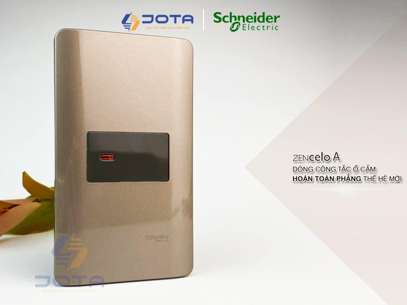 Hình ảnh thực tế bộ công tắc Zencelo A Schneider