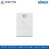 K112S Simon công tắc 1 chiều có nút đèn trang trí, size S 16A