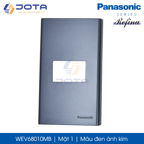 Mặt 1 Panasonic Refina WEV68010MB màu đen ánh kim