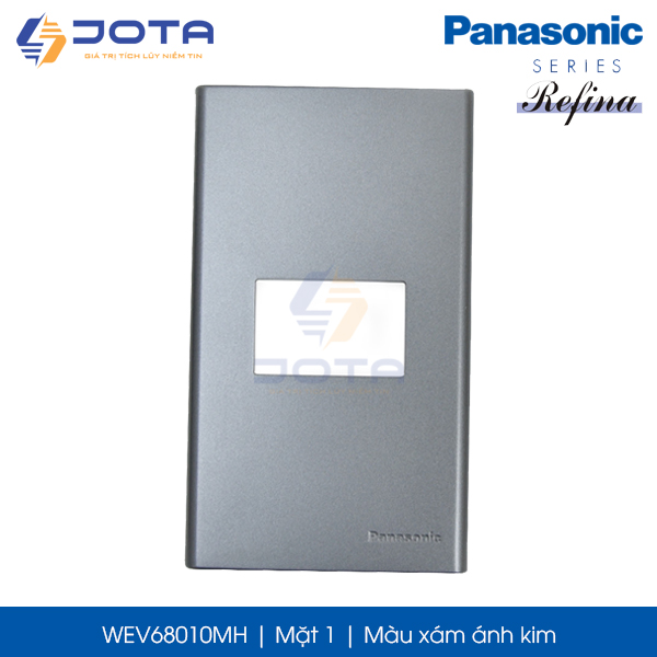 Mặt 1 Panasonic Refina WEV68010MH màu xám ánh kim