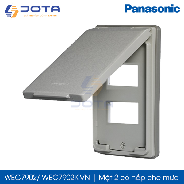 Mặt 2 có nắp che mưa Panasonic Wide WEG7902/ WEG7902K-VN