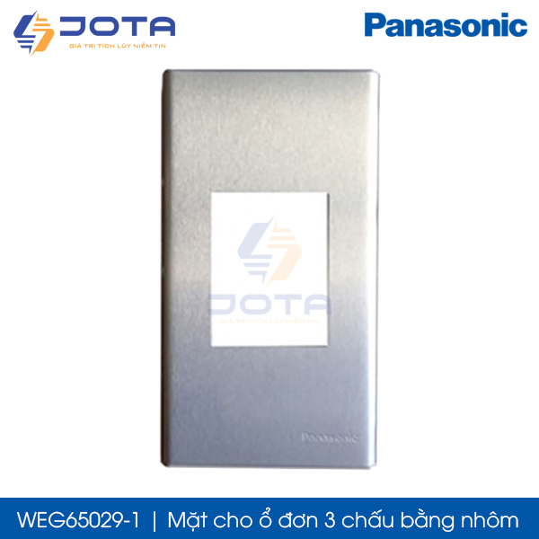 Mặt cho ổ cắm đơn 3 chấu Panasonic Wide WEG65029-1 bằng nhôm
