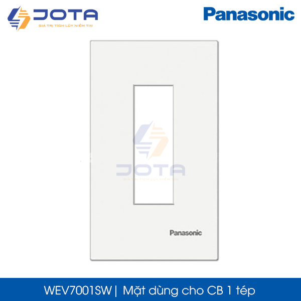 Mặt dùng cho CB 1 tép Panasonic Wide WEV7001SW