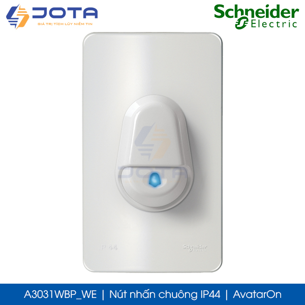 Nút nhấn chuông A3031WBP_WE AvatarOn Schneider