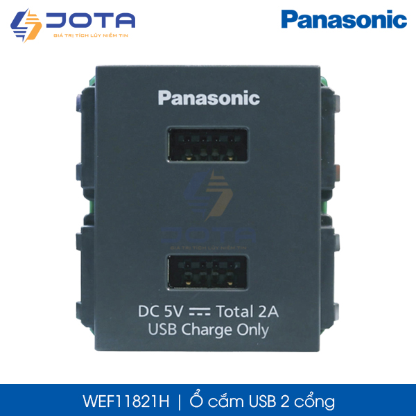 Ổ cắm USB 2 cổng Panasonic Wide WEF11821H