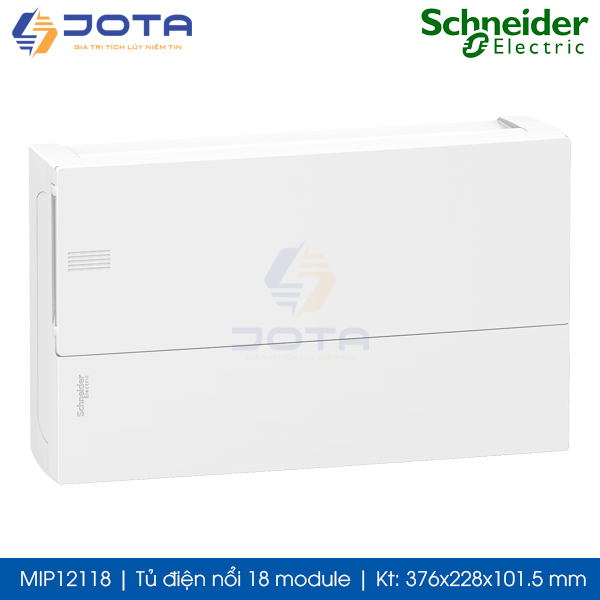 Tủ điện nổi 18 module Schneider MIP12118